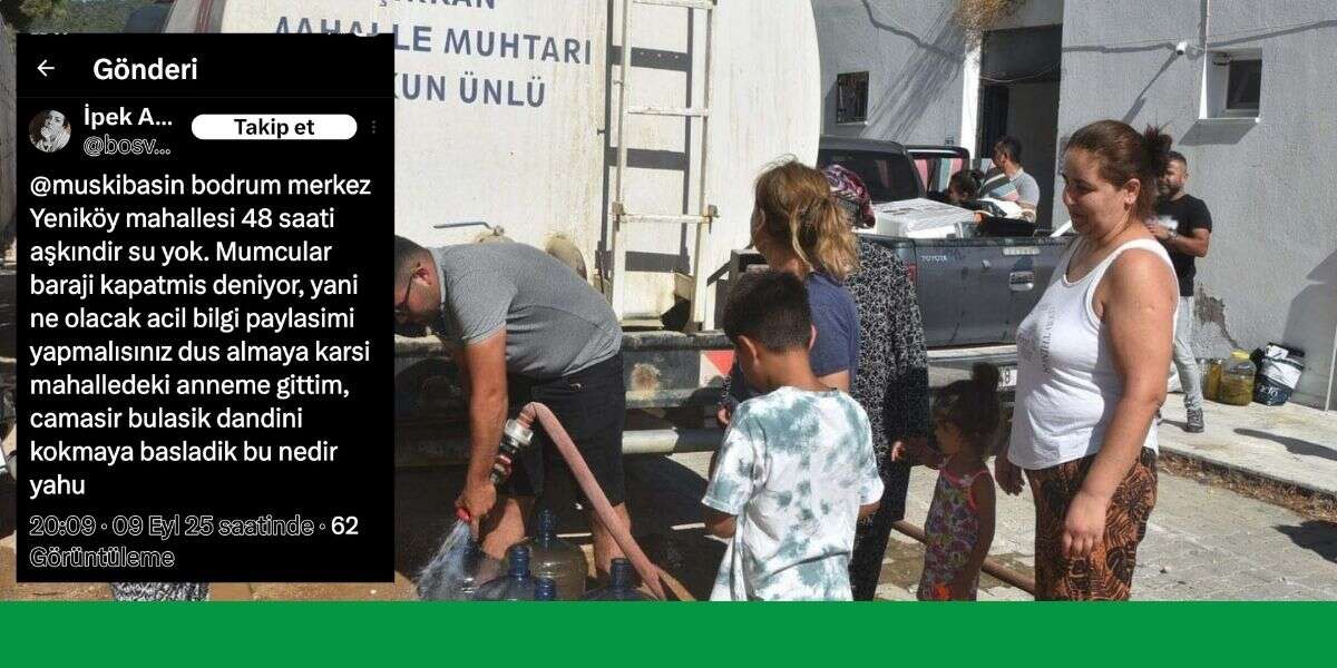 Turizm Cenneti Bodrum’da Susuzluk İsyanı 4